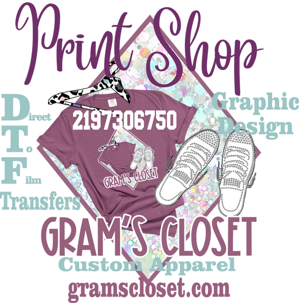 Blanks by Grams Closet DTF Print Shop & Wholesale logo