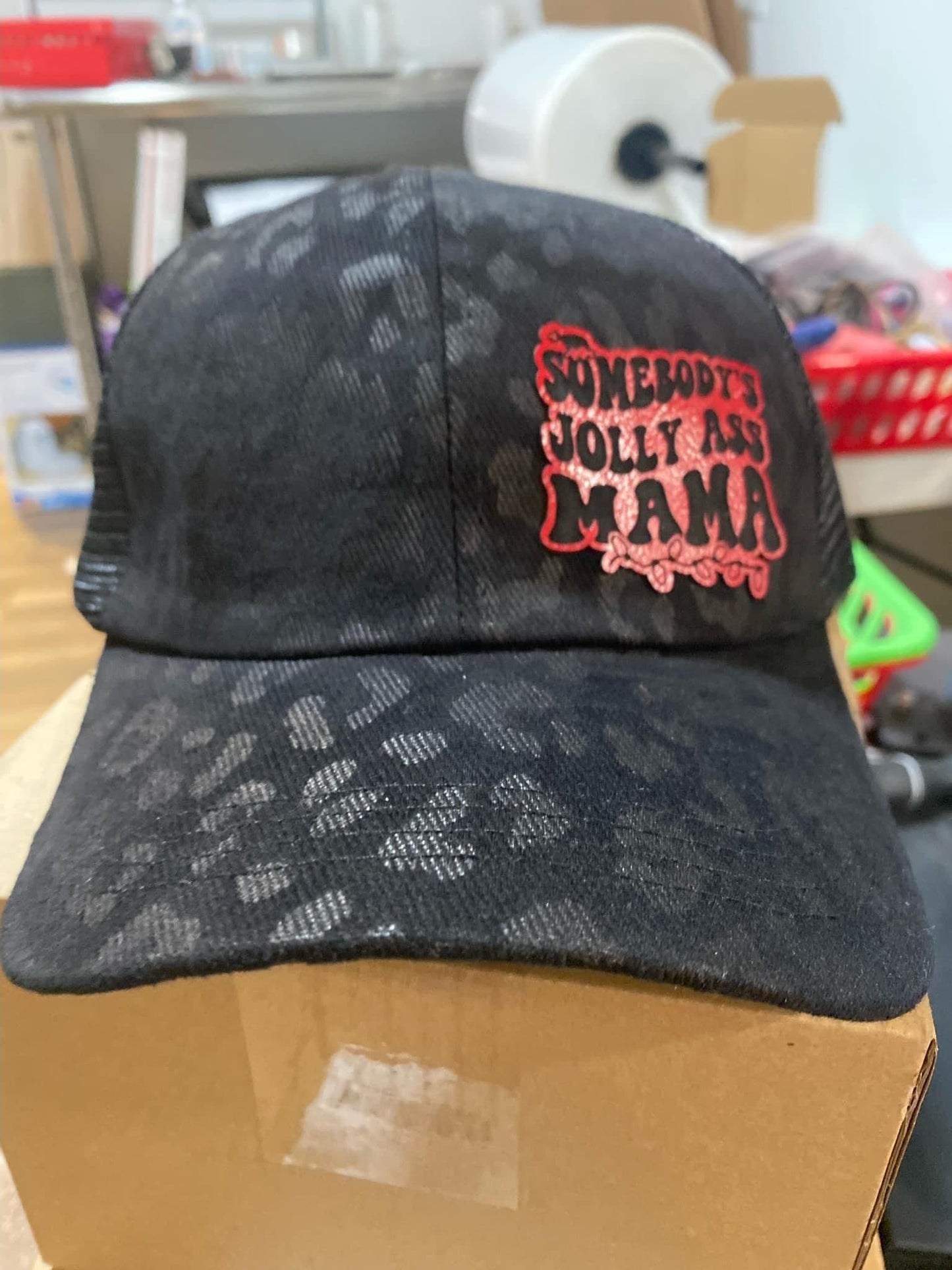 Custom Snap Backs with Leather Patch