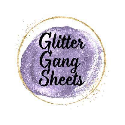 Glitter DTF Gang Sheets – Customizable with MOQ 100 Inches