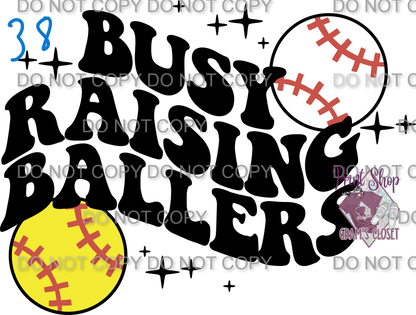 Softball Designs DTF Transfer – Hot Peel for Durable Apparel