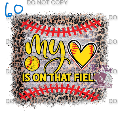 Softball Designs DTF Transfer – Hot Peel for Durable Apparel