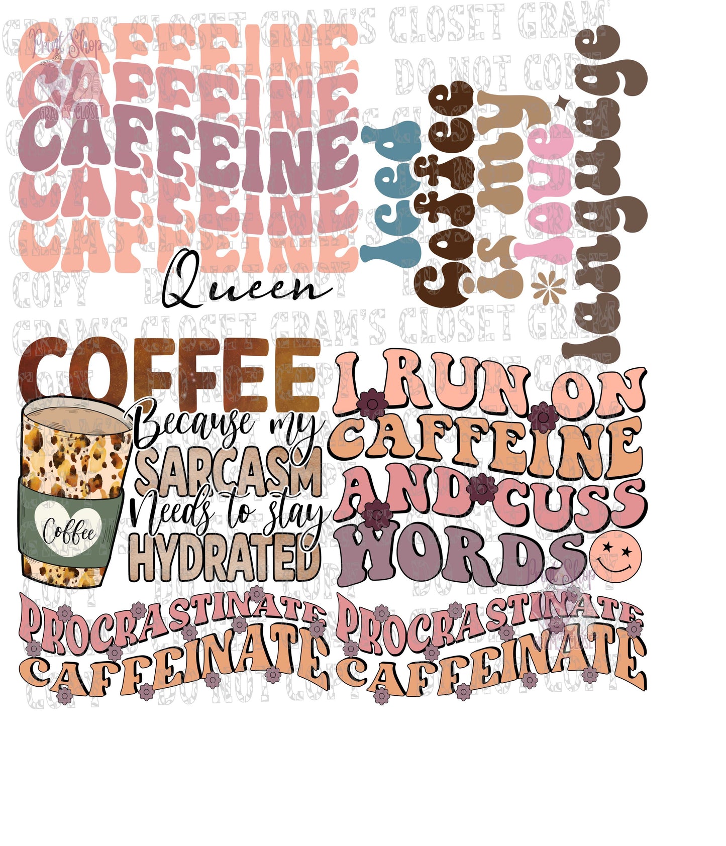 Sampler DTF Prints