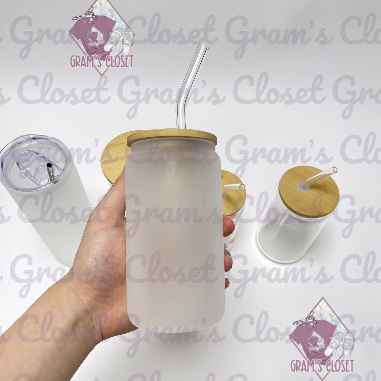16 oz Sublimation Glass Can cups