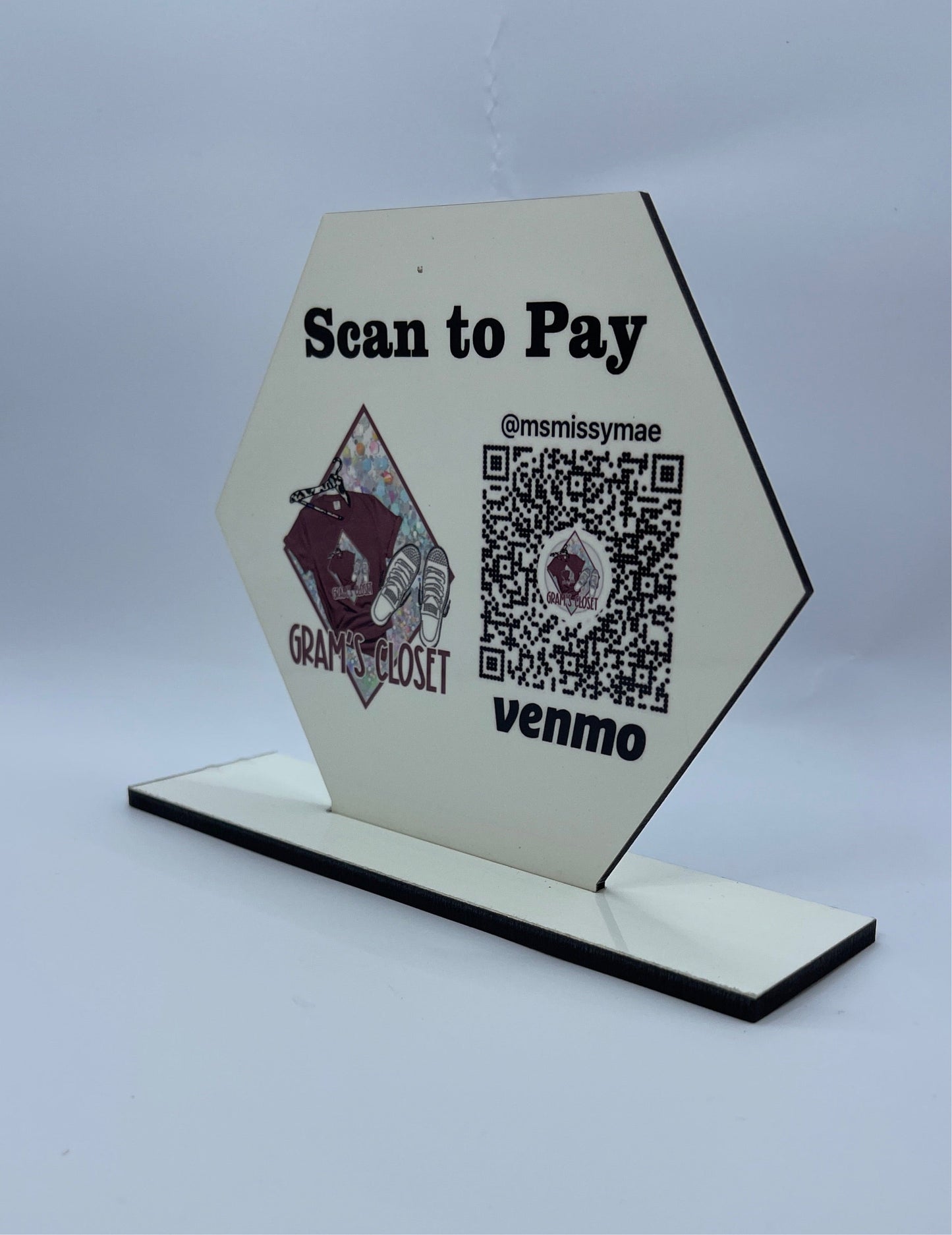 MDF Business Payment Sign